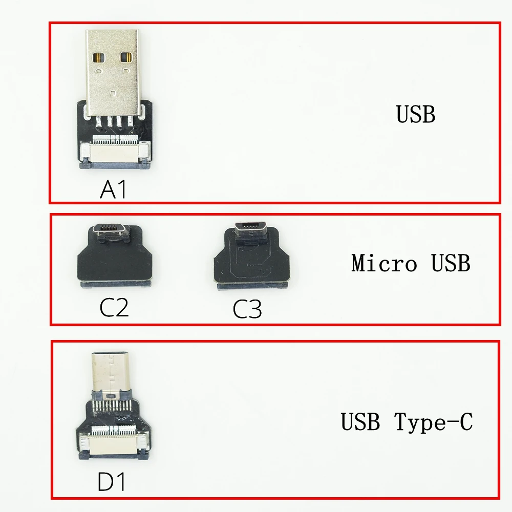 Стандартный USB 2,0 папа к Micro USB вниз угловой FPV 3A монитор супер мягкий ультра тонкий плоский FPC зарядка AV выход гибкий кабель