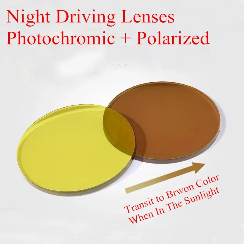 1.49 مؤشر ليلة القيادة العدسات المستقطبة اللونية العدسات وصفة طبية النظارات الشمسية العدسات الصيد التزلج العدسات