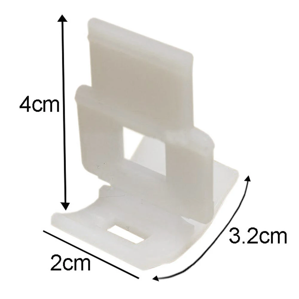 Hot 200 pcs Tile Leveling Spacer System Construction Tool Wedges Tiling Flooring Set