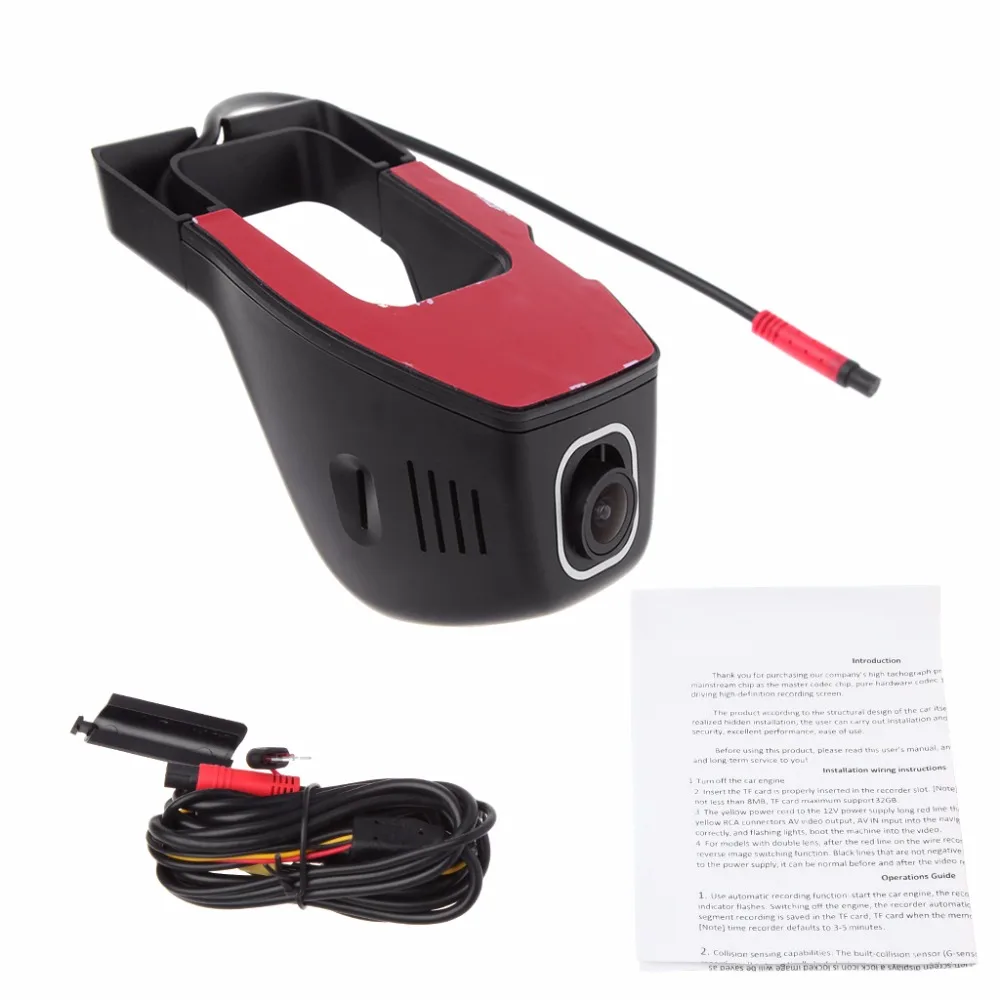 OOTDTY Full HD 1080P WIFI Автомобильный видеорегистратор Камера ночного видения