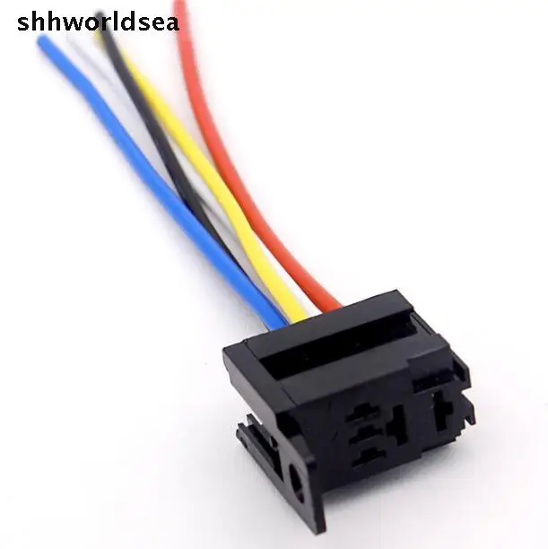 Diagram Shhworldsea 10pcs Automotive Relay Sockets 5 Pin Mount