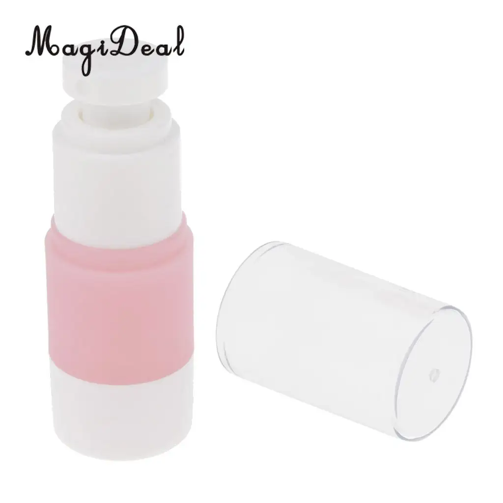 Sterile Airless Bottle Frosted Pink Vacuum Pump Bottle Lotion Sunscreen Serum Container Travel Refillable Bottles 15/30/50/100ML