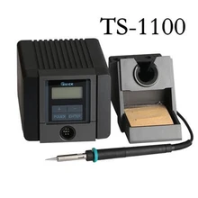 Быстрый TS1100 умная паяльная станция без свинца 90 Вт термостатический Регулируемый Электрический паяльник припой