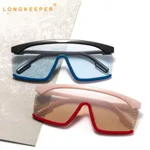 Новинка, большие квадратные солнцезащитные очки для женщин, фирменный дизайн, панк, большая оправа, очки для мужчин, крутые очки, цветные очки для путешествий, Gafas