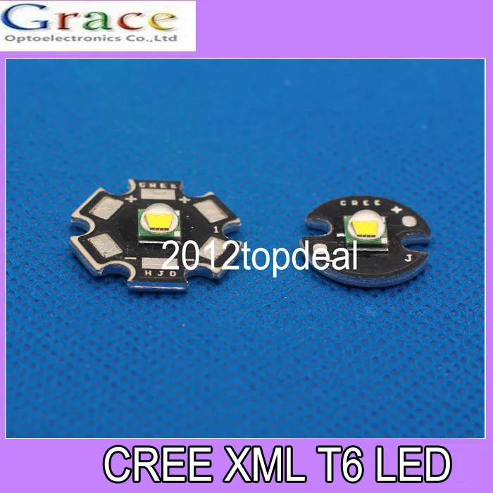 

1 PCS CREE XML LED T6 U2 10W WHITE High Power LED Emitter with 16mm 20mm PCB for DIY