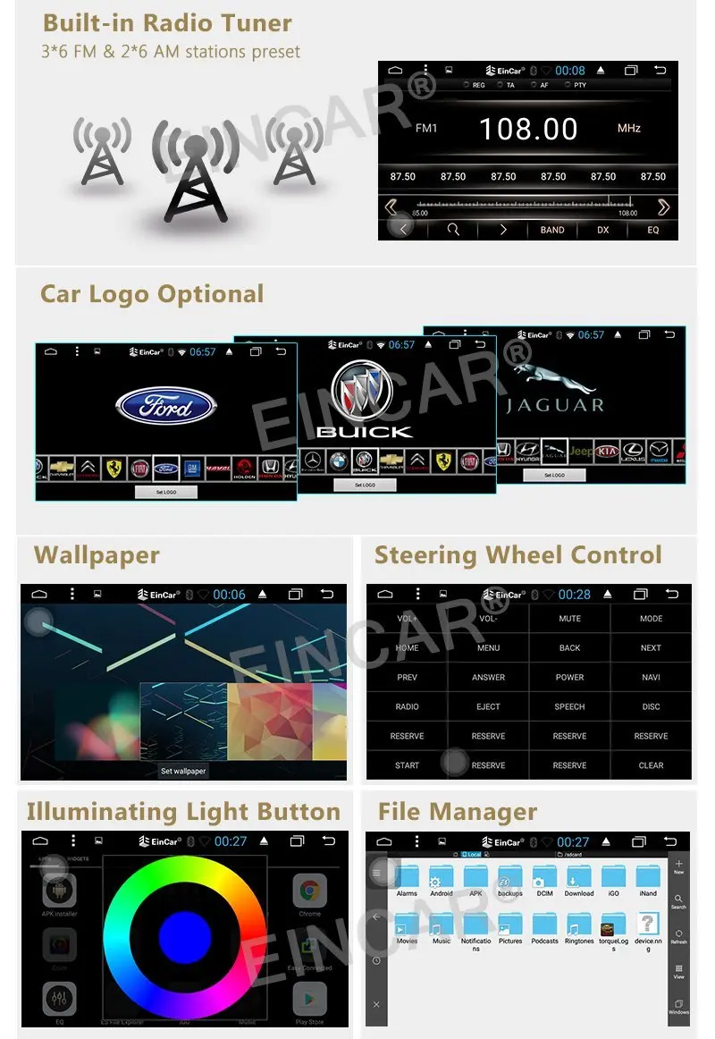 Clearance Wireless Reversing Camera + EinCar Android 6.0 Car DVD Player with Quad Core 7 inch Touch Screen Car Stereo GPS Navigation In Da 1 Clearance Wireless Reversing Camera + EinCar Android 6.0 Car DVD Player with Quad Core 7 inch Touch Screen Car Stereo GPS Navigation In Da 1