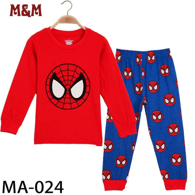 2017-brand-girls-boys-cotton-Pajamas-sets-cartoon-Superman-Spider-Man-Kitty-sleepwear-costume-Tracksuit-gap.jpg_640x640 (1)