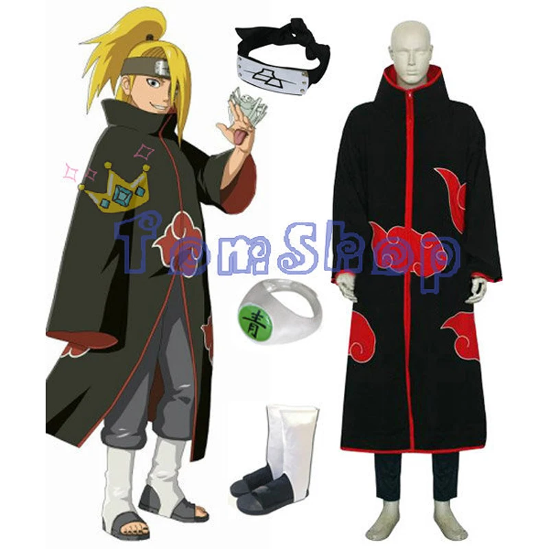 Hot Sale Anime Naruto Akatsuki Deidara Cosplay Costume Hot Sale Anime Naruto Akatsuki Deidara Cosplay Costume