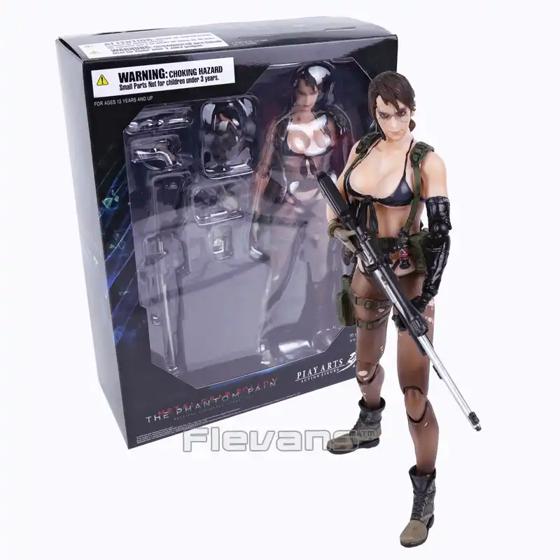 The Phantom Pain Quiet Toy Gift Play Arts Kai Metal Gear Solid V Action Figure