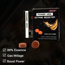 1 упаковка Arashi Octane Booster мотоциклетный газосберегающий очиститель топливной форсунки, уменьшительное масло для мотоциклов, очистка чистой мощности Макс