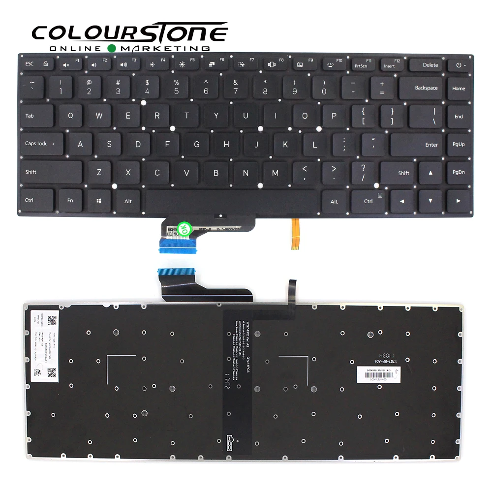 Клавиатура для ноутбуков xiao mi 15 6 дюйма с черной подсветкой | Компьютеры и офис