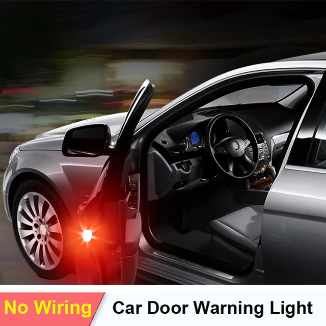 2x Car Door Lights LED Warning Lamp Signal Lamp For Mercedes Benz W202