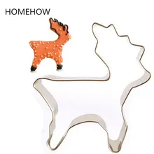 Горячая 1 шт./лот Рождественская серия лося печенья резак рождественские принадлежности пользу из нержавеющей стали резак пирог печенье инструменты для украшения