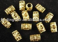 Бесплатная доставка 300 шт. старину золото прокладки богато трубки отверстие 4 мм A261G - изображение