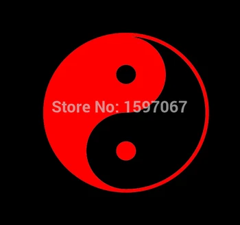 

Yin Yang Peace Spiritual Ying Graphic Sticker Vinyl Decal Car Window Door Laptop Kayak 8 Colors