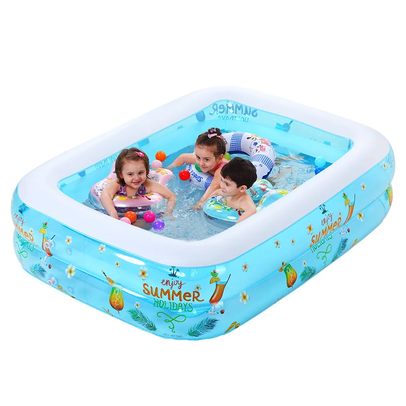 

Thicker version deluxe edition 2 meters large family luxury inflatable swimming pool game pool children's play pool