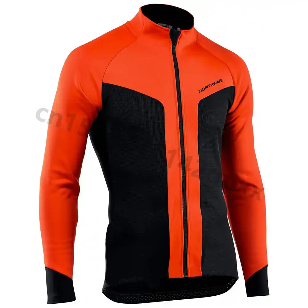 Set Tuta Ciclismo Uomo Invernale – Maglia Manica Lunga Traspirante + Salopette Imbottita Gel 9D + Guanti Antivento + Mascherina