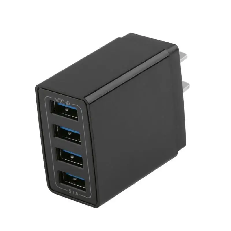 Универсальное зарядное устройство с 4 портами USB адаптер 4A зарядному устройству вилка европейского и американского мульти-портовый концентратор USB зарядное устройство для iPhone Xiaomi quick charge 3,0 - Тип штекера: US plug