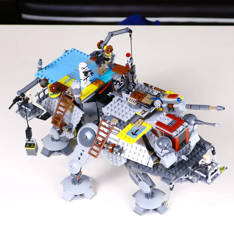 

LEPIN 05032 1022pcs Star-Wars Rex's AT Captain TE Building Blocks Brick Toy with 75157 Self-Locking Children day's DIY Gift