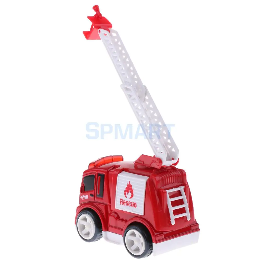 1:64 Scale Alloy Ambulance/Fire Truck Model Diecast Car Kids Children Vehicles Toy Collections Desktop Decor
