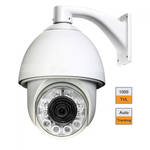 

6" 1000TVL Auto Tracking CCTV Security High Speed Dome PTZ Camera 22X ZOOM