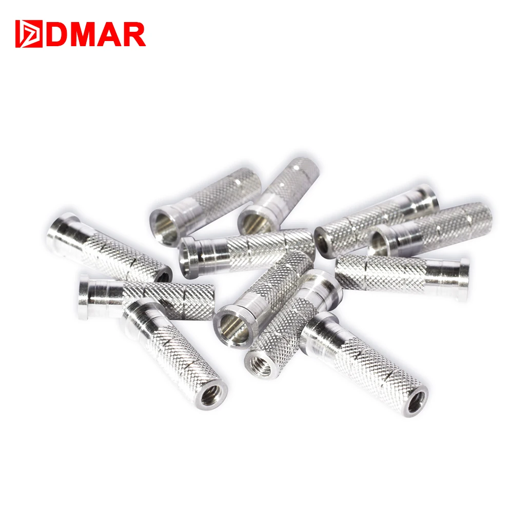 

DMAR 12/50/100pcs 6.2mm Arrow Inserts For Field Points Tips Shaft Standard Threaded Archery Accessories Recurve Compound Bow