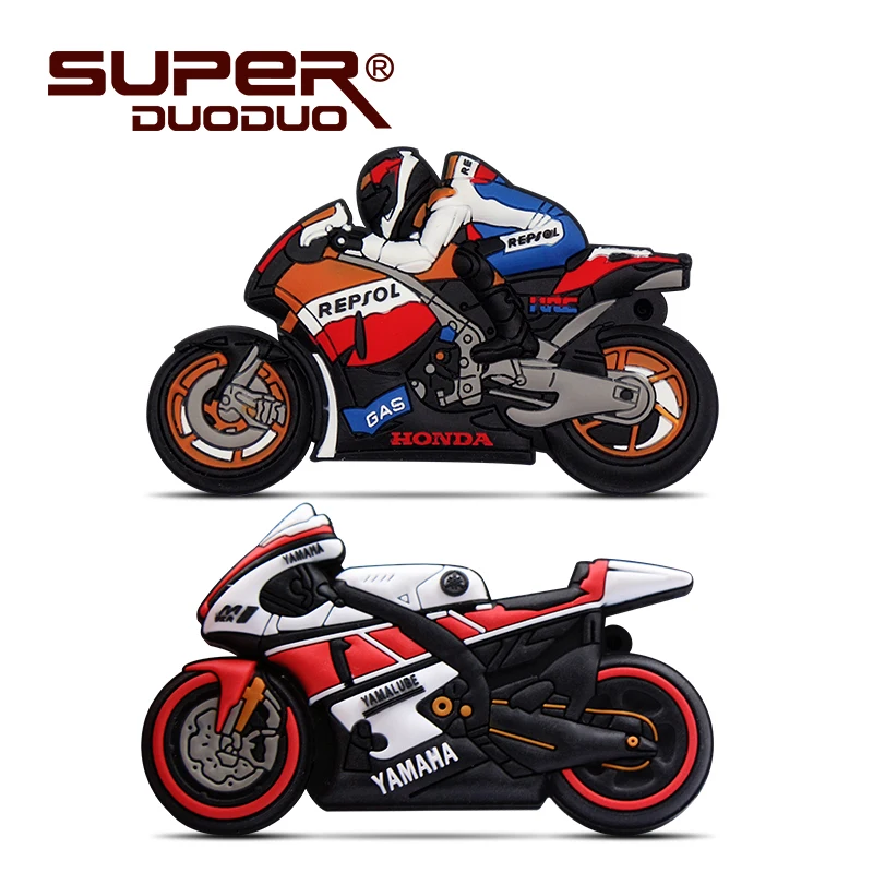

Hot sale motorcycle USB Flash Drive 64GB 128GB pen drive 8GB memoria usb 16GB 32GB pendrive personalizado 4GB Pendrive cle usb