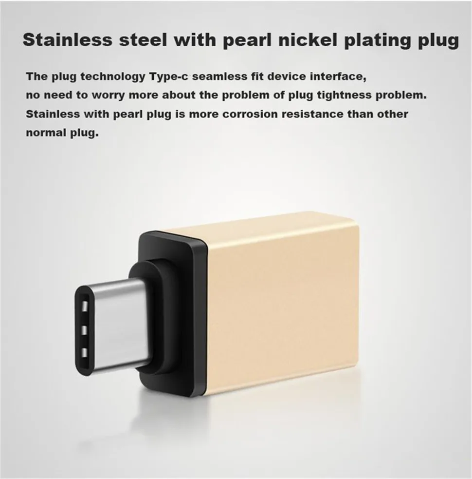 YKSO Type-C to USB Adapter OTG Converter USB 3.0 Type-C OTG Cable Adapter For Samsung Galaxy S8 Xiaomi Mi6 Mi5                 (14)