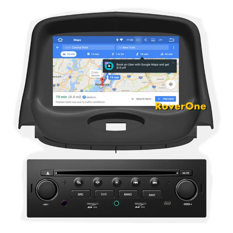 For Peugeot 206 206CC 206SW Touch Screen Android 8.0 Autoradio GPS