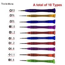 Точная и 2,5 булавочной головки Phillips оценку в пять звезд 0,8 1,2 Tri-Wing» и «Y0.6 шлицевая отвертка Набор инструментов для iPhone iPad Ноутбук
