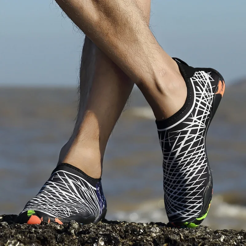 الرجال النساء الشاطئ السباحة المياه الكبار محايد الشاطئ لينة الأحذية الساحلية سرعة الجافة ضوء تنفس المنبع الخور