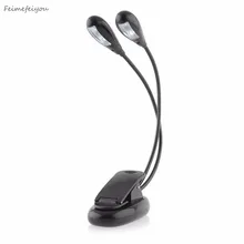 Новые гибкие Ультра-яркий мини 4 светодиода 2 голова USB Light Компьютер LED лампы для портативных ПК компьютер удобно для чтение