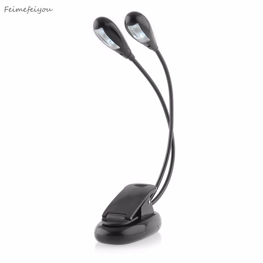 

Newest Flexible Ultra Bright Mini 4 LEDS 2 head USB Light Computer LED Lamp For PC Laptop Computer Convenient for reading