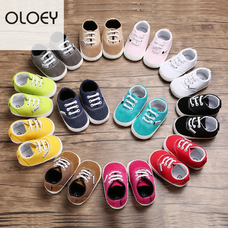 

Candy Color Unisex Socks Spring and Autumn Not Easy To Dirty Baby Fisrt Walker Fashion Canvas Shoes Soft Bottom Easy To Clean