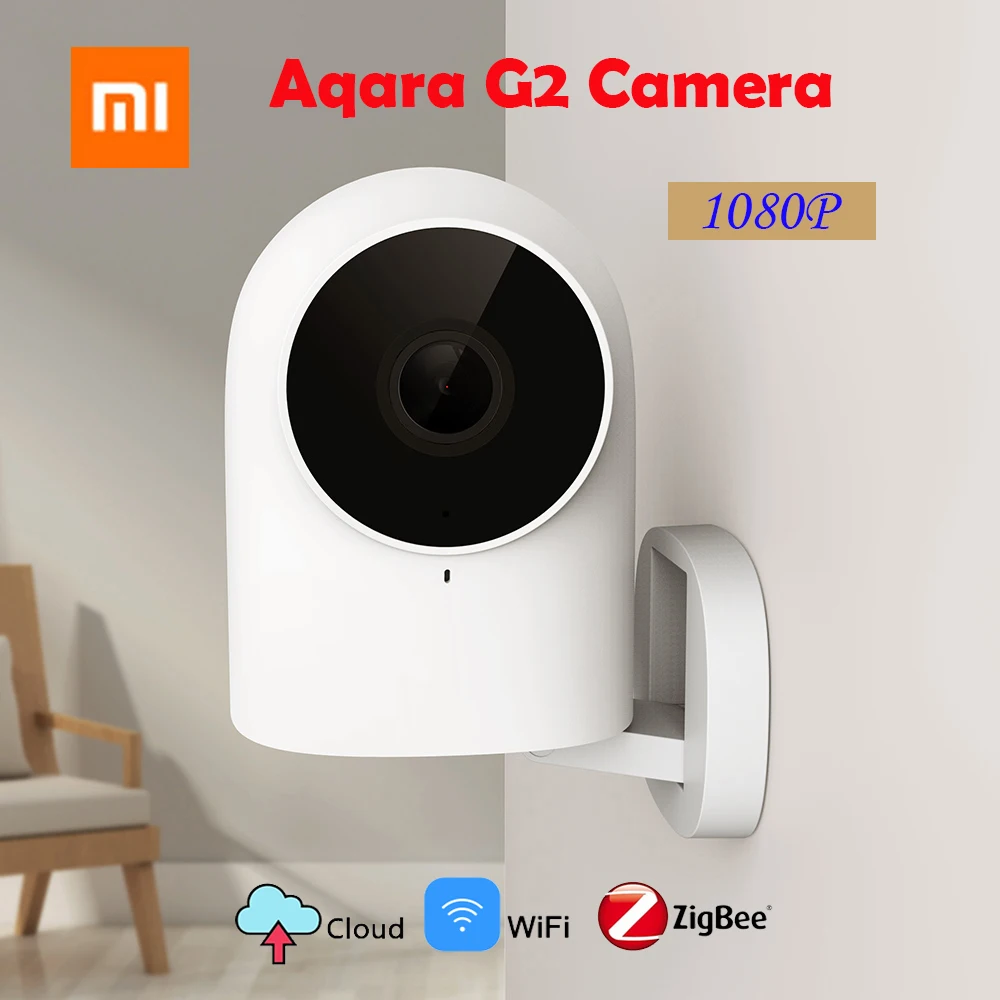 

Newest Xiaomi Aqara Camera G2 Camera Smart Gateway Hub with Gateway Function 1080P 140 Degrees View for Mi Home APP Homekit