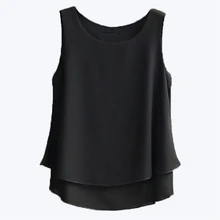 2017 spring Summer new arrival Solid Color Chiffon font b Blouse b font Plus Size S