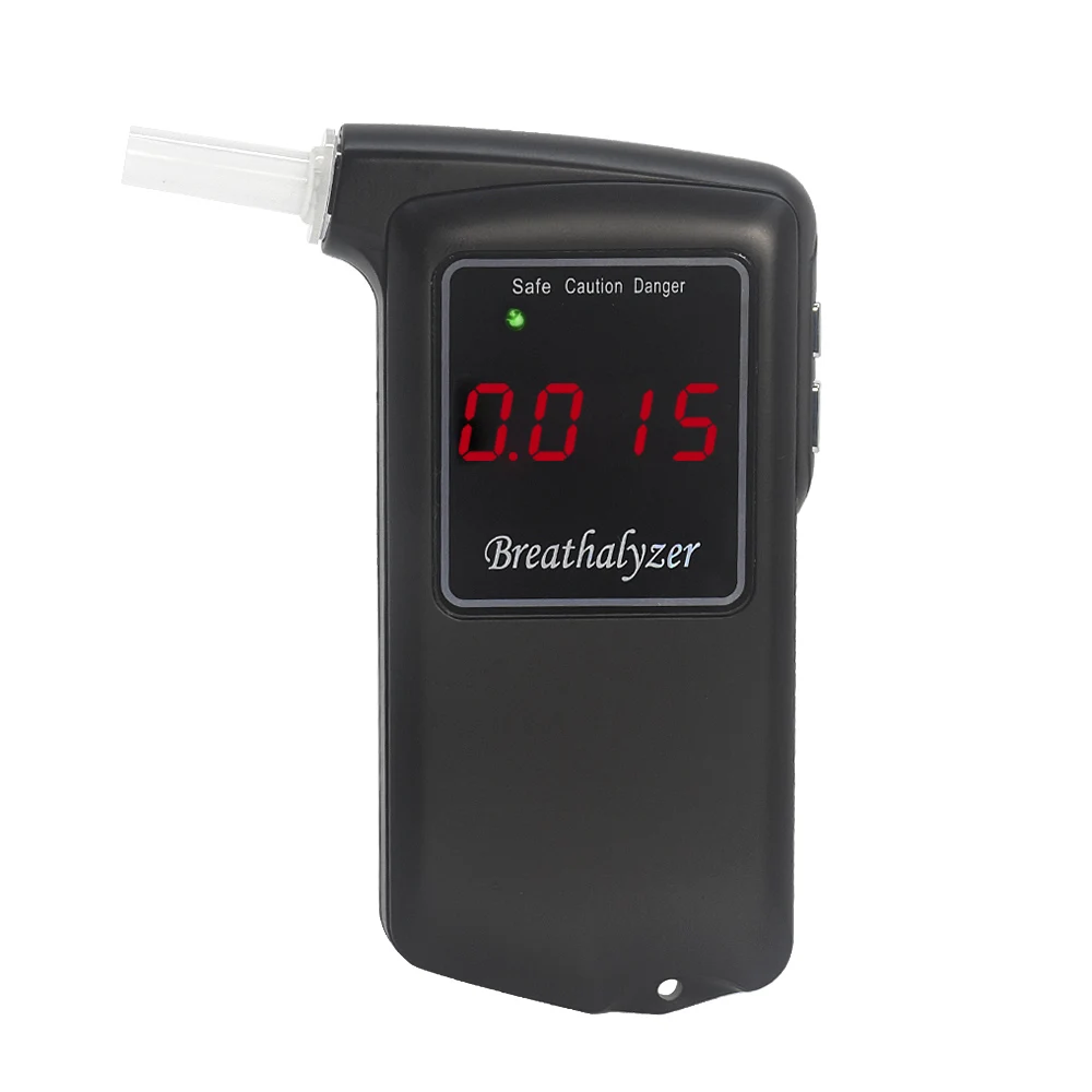 new Patent High Accuracy Prefessional Police Digital Breath Alcohol Tester Breathalyzer AT858S