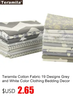 Teramila постельные принадлежности декоративная ткань лоскутное шитье домашний текстиль швейная ткань животный принт хлопок ткань Tecido лоскутное ремесло