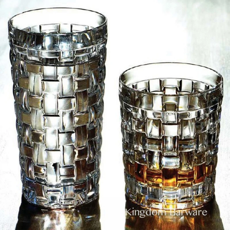 2 шт тканый стиль ВИСКИ; алкогольные напитки очки набор из 2