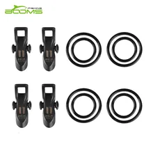 Booms Fishing HK1 Magnetic Hook Keeper Holders for Fishing Rod Lures Hooks Safe Keeping and 2O Rings Fishing Tackle Accessories 