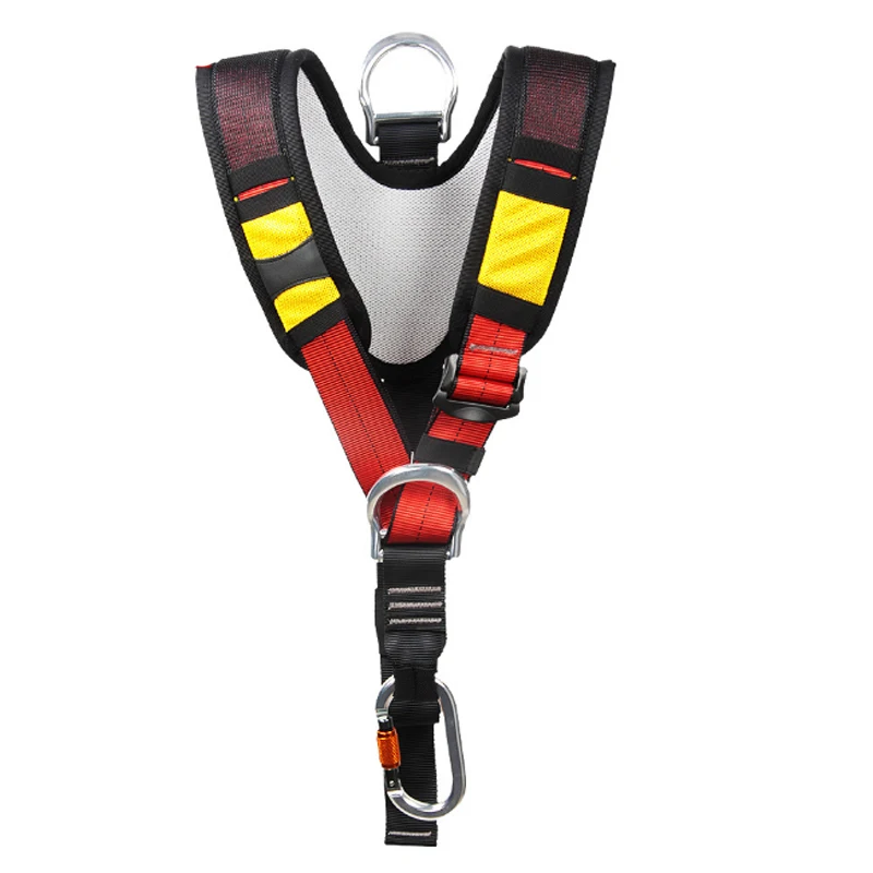 P62 Outdoor development of climbing/aerial belts/shoulder strap