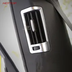 2шт B столб автомобиля AC Vent Outlet молдинг крышка отделка салона АБС углеродная декоративная для 2018 Volvo XC60 аксессуары для укладки