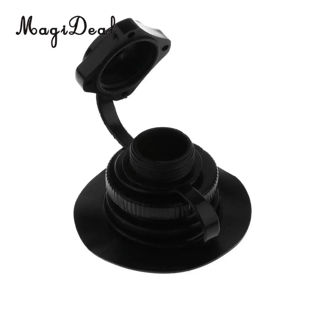 MagiDeal High Quality Replacement Air Valve Cap Screw Tool for Inflatable Boat Kayak Rubber Dinghy Raft Airbed Black 22 x 50mm