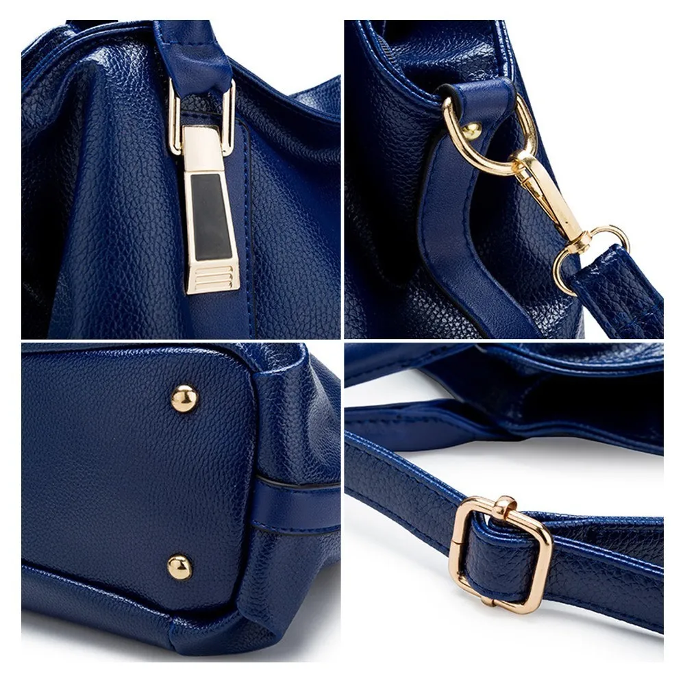  TTOU Designer Women Handbag Female PU Leather Bags Handbags Ladies Portable Shoulder Bag Office Lad - 32945428218