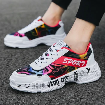 

YRRFUOT Men's Casual Shoes Fashion Sneakers for Men Outdoor Thick Bottom Adult Walking Shoes Hot Sale Camouflage Leisure Shoes