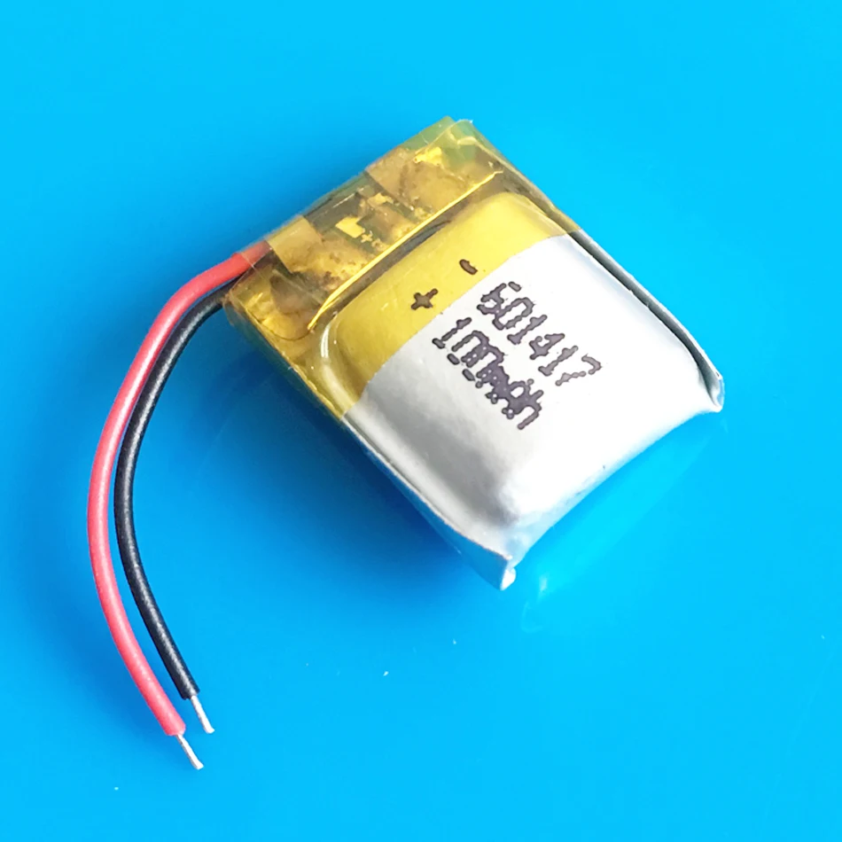 5 шт. 100 мАч lipo перезаряжаемая батарея литий-полимерный маленький размер для MP3 bluetooth часы гарнитура головной фон видео ручка 601417