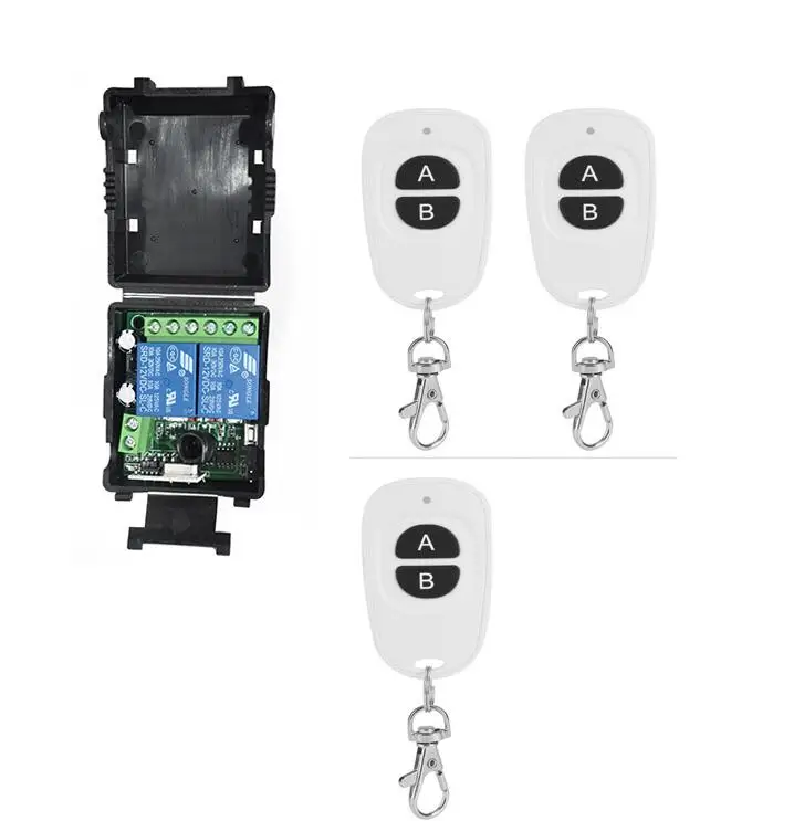 DC 12V Мини 2CH RF беспроводной переключатель системы дистанционного управления
