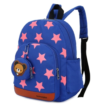 

Kids Children Boy Girl Star Pattern Backpack Schoolbag Shoulder Bag Rucksack