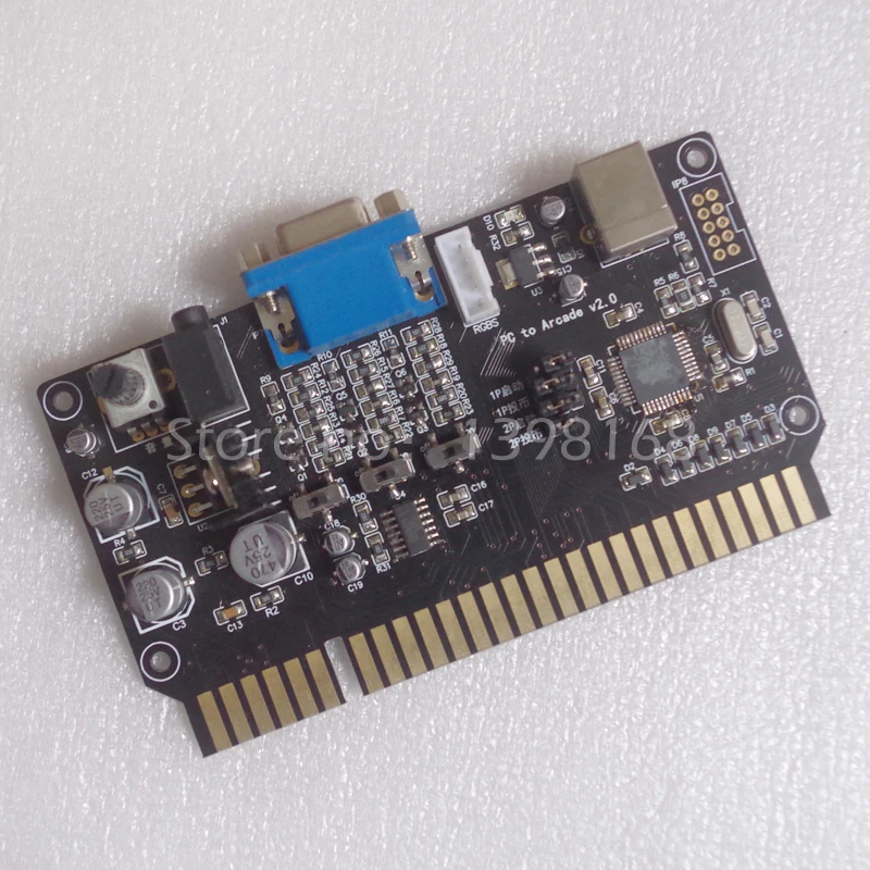 vga-15kビデオオーディオパワーアンプゲイン-pc-jammaアダプターカード-usbジョイスティックチップ