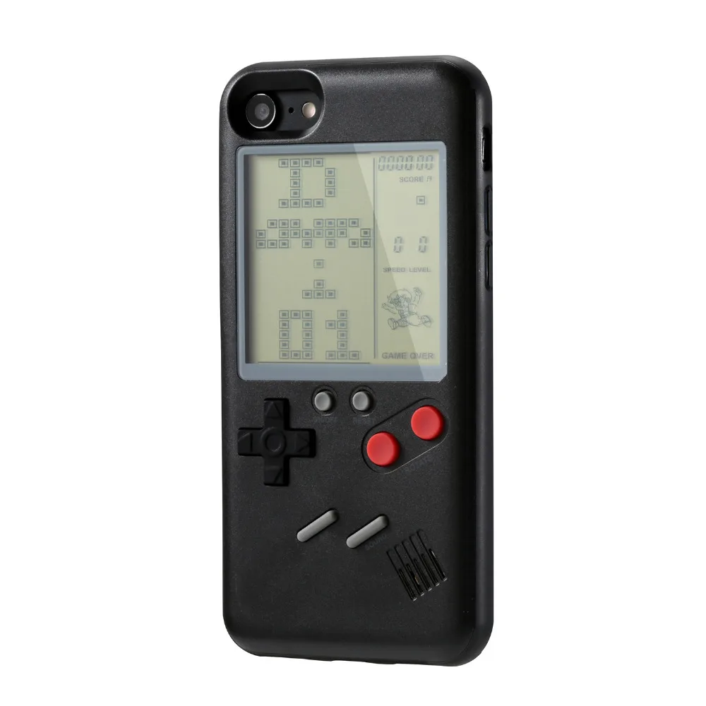 Ретро чехол для телефона Tetris Gameboy для Apple iPhone 7 8 Plus, мягкий ТПУ чехол для телефона для iPhone X 6 6s 8 Plus, чехол